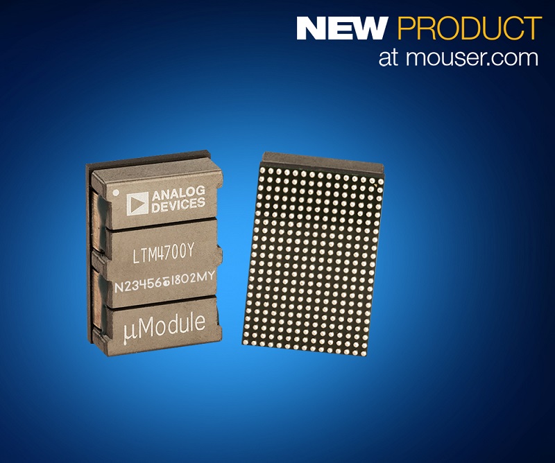 Mouser adds Analog Devices Power by Linear LTM7400 Regulator